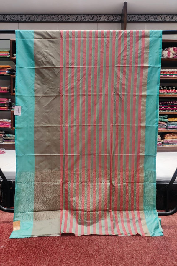 Katan Silk Sarees With Stripes