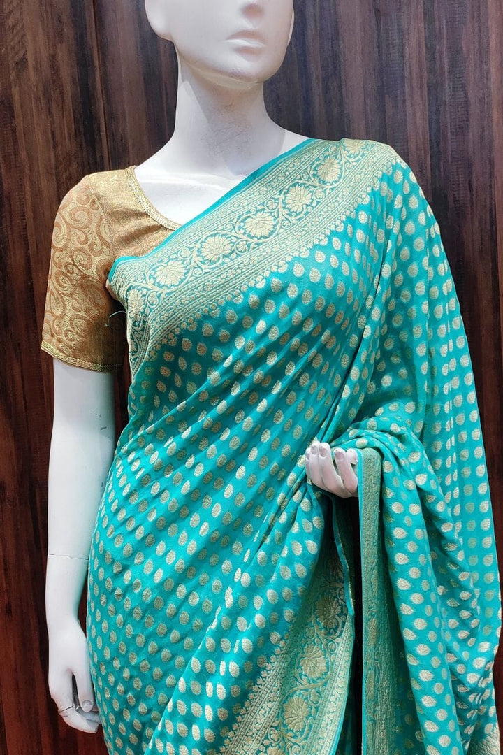 Khaddi Georgette Saree