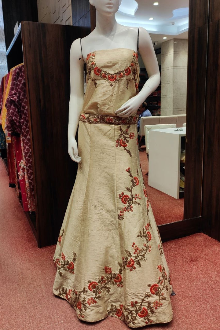 Lehenga Choli With Hand Work Embroidery 
