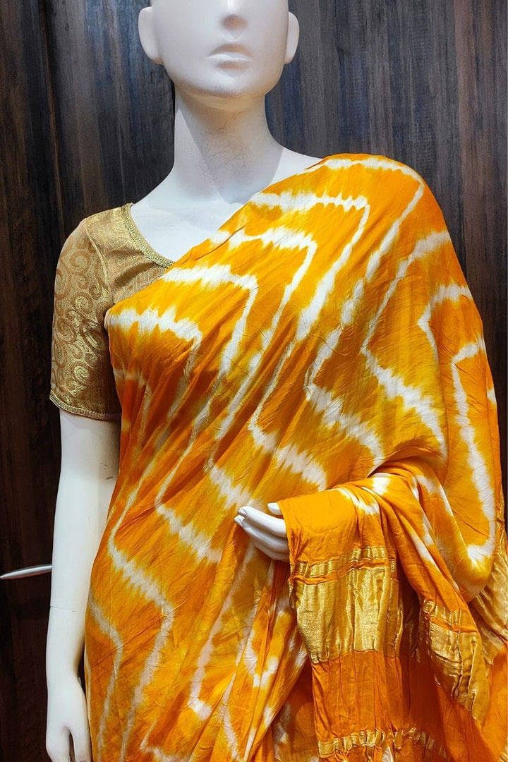 Leheriya Saree