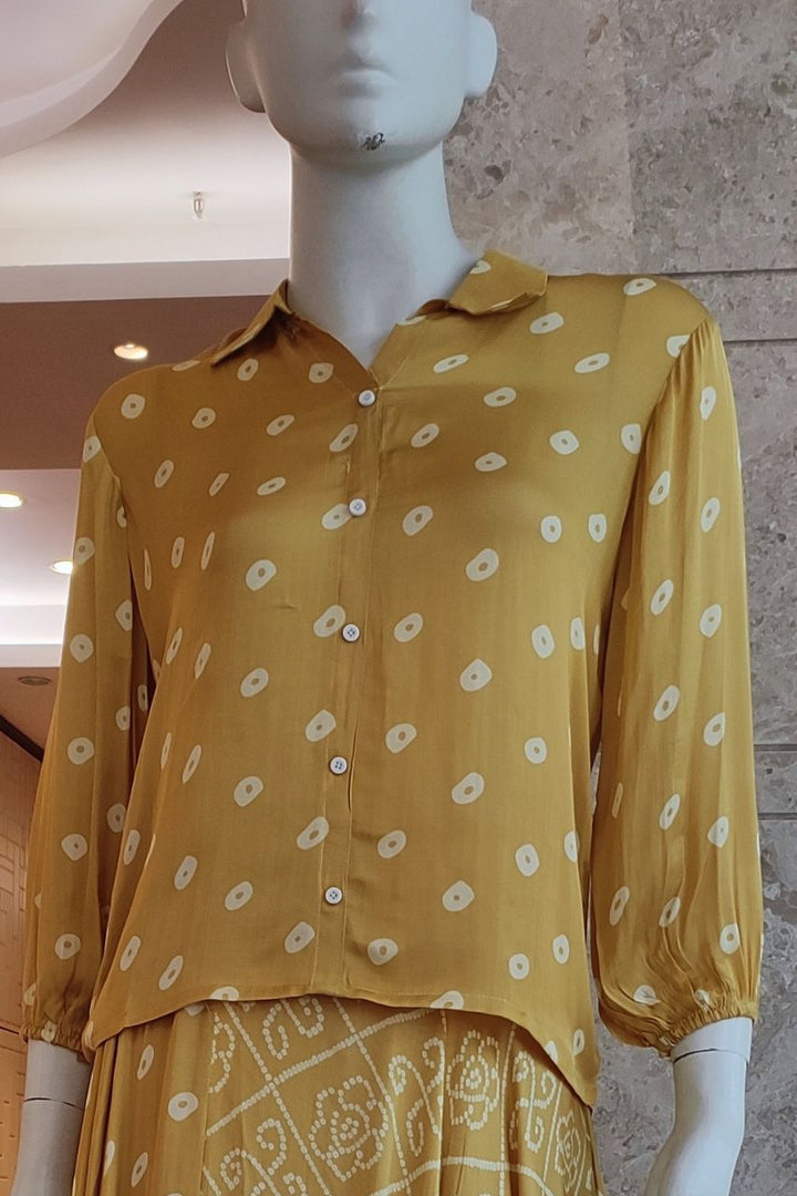 Indo-Western Long Skirt With Shirt 