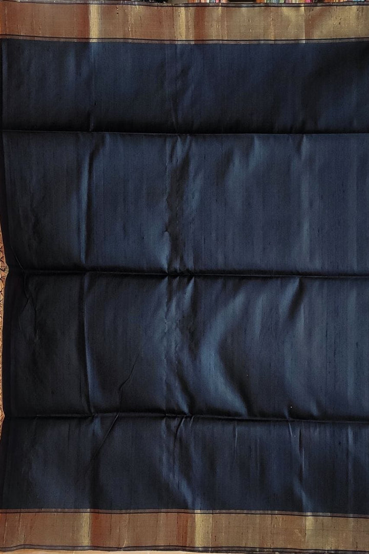 Matka Silk Saree In Off-White 
