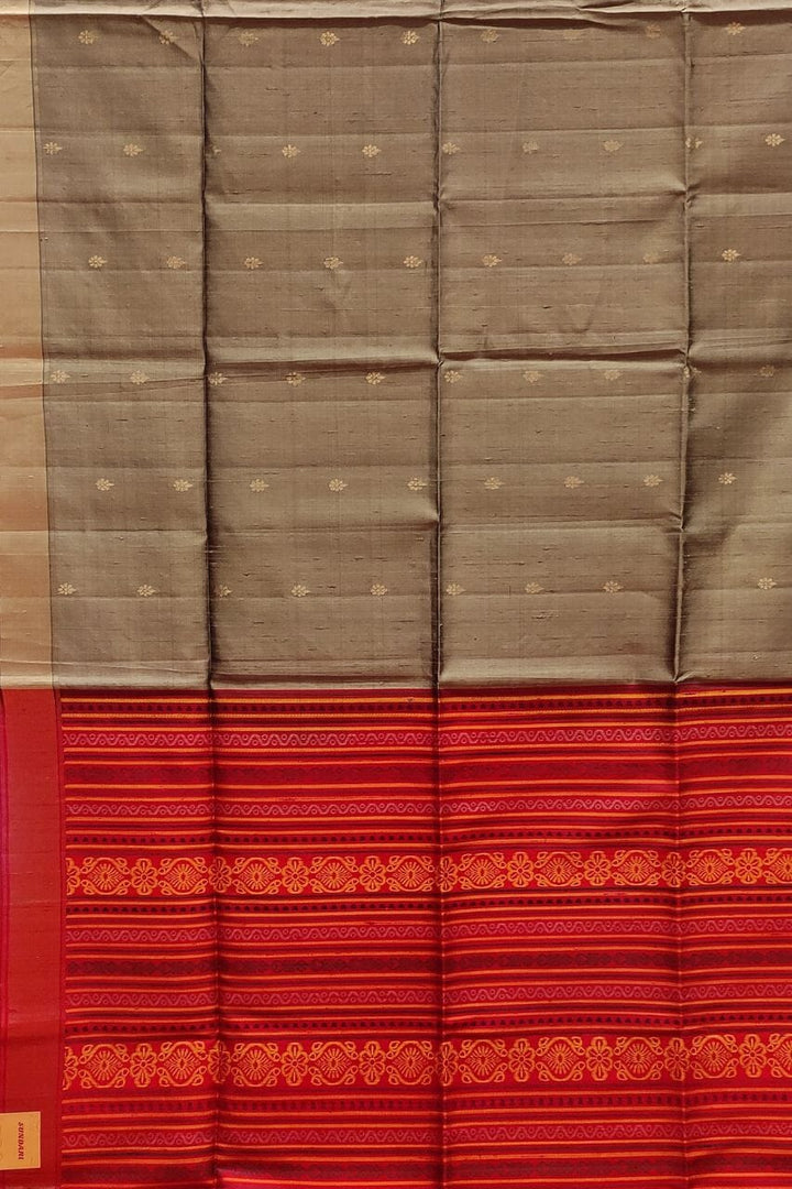 Matka Silk Saree With Contrast Pallu