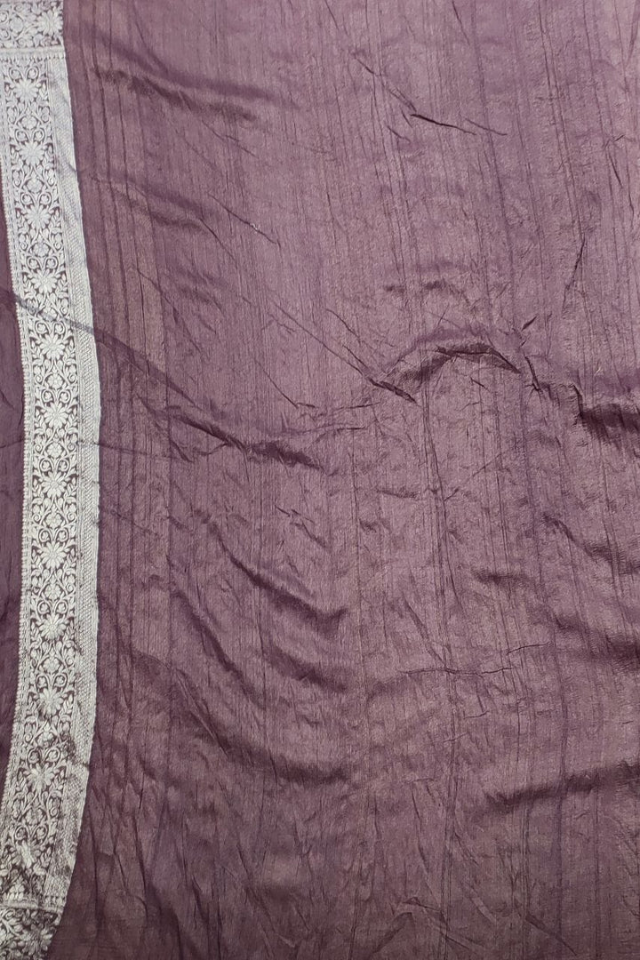 Muga Tussar Silk Saree