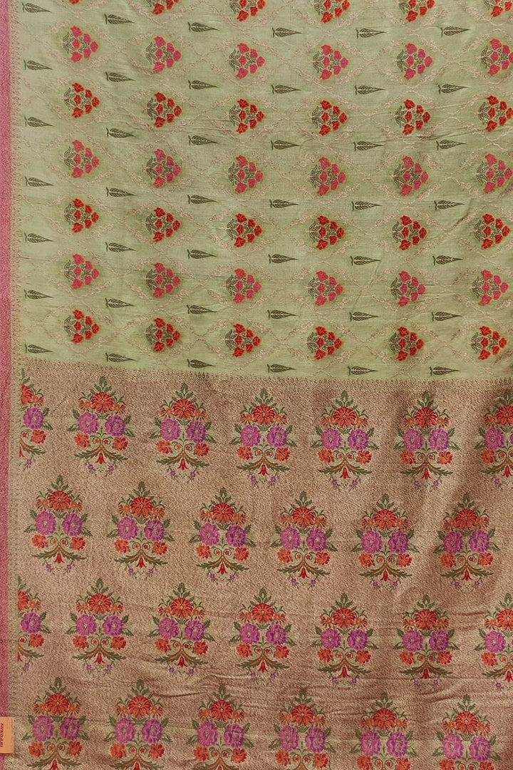 Muga Tussar Silk Saree 