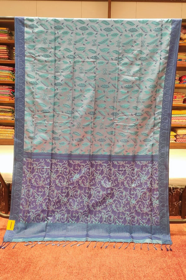 Nano Silk Saree With Resham Weaving