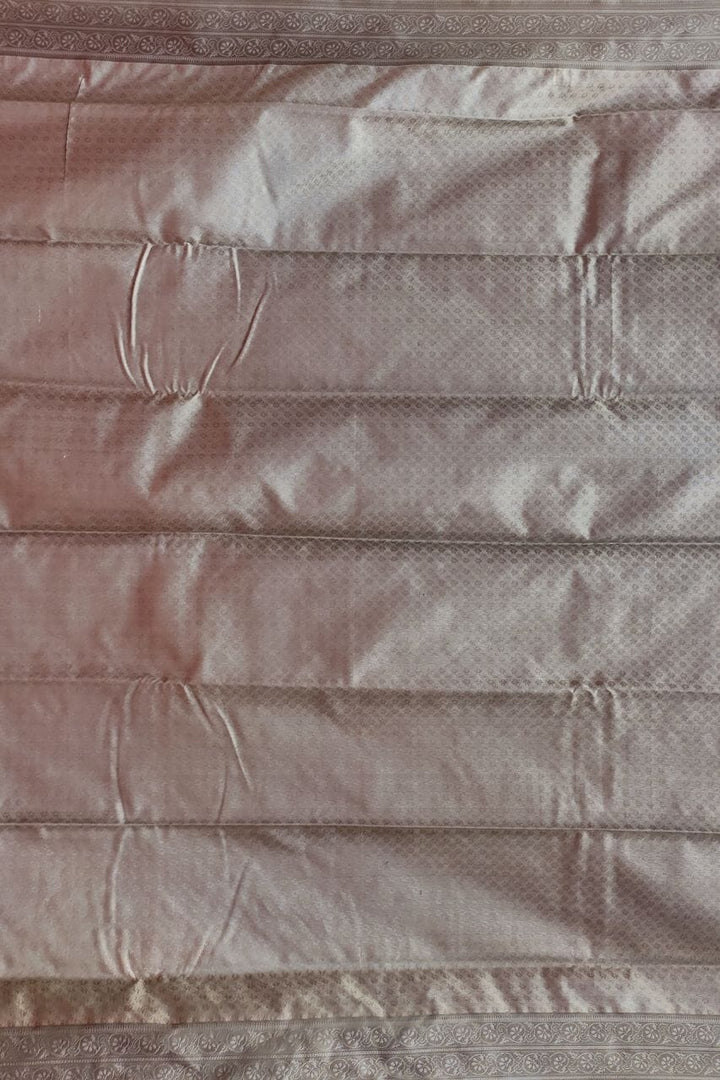 Nano Silk Saree With Self Resham Thread Woven