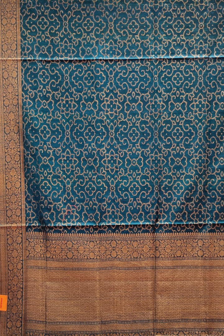 Pawri Silk Saree With Bandhani Style Weaving