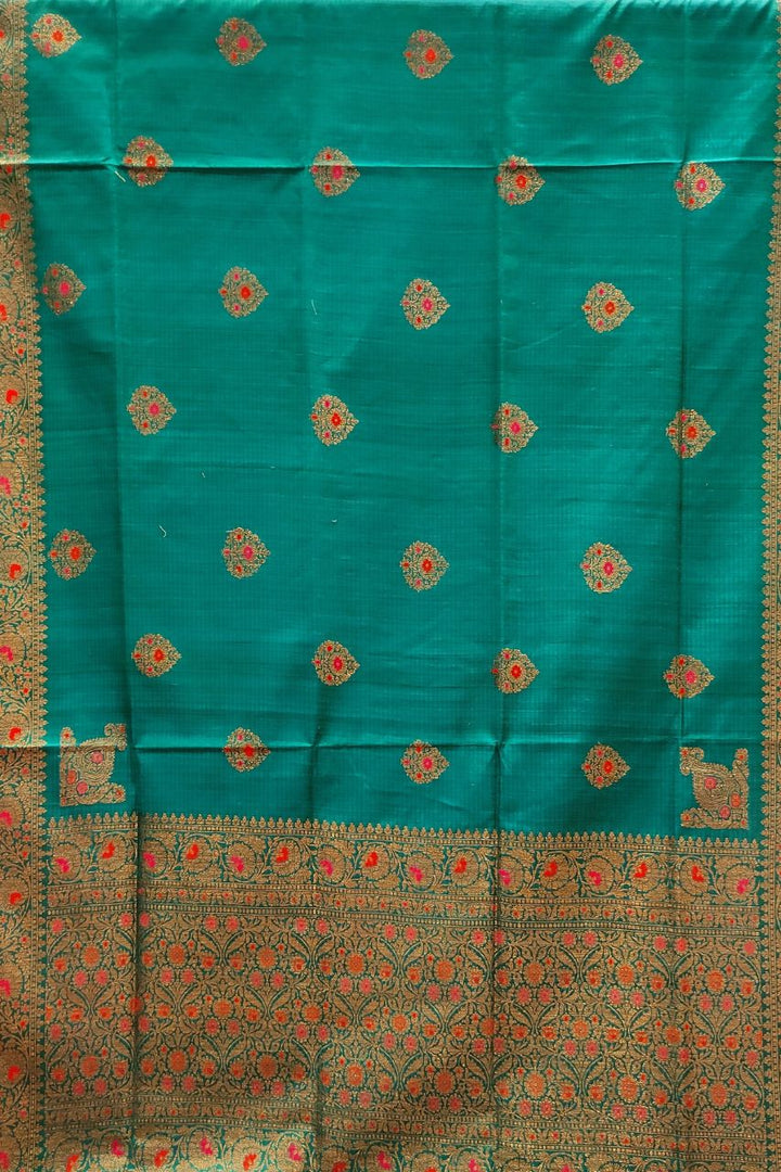 Pawri Silk Saree With Embroidery