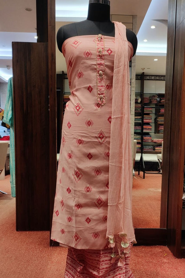Printed Suit Piece In Art Silk