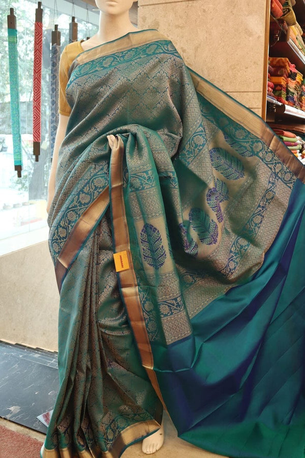 Pure Kanjivaram Brocade Silk Saree