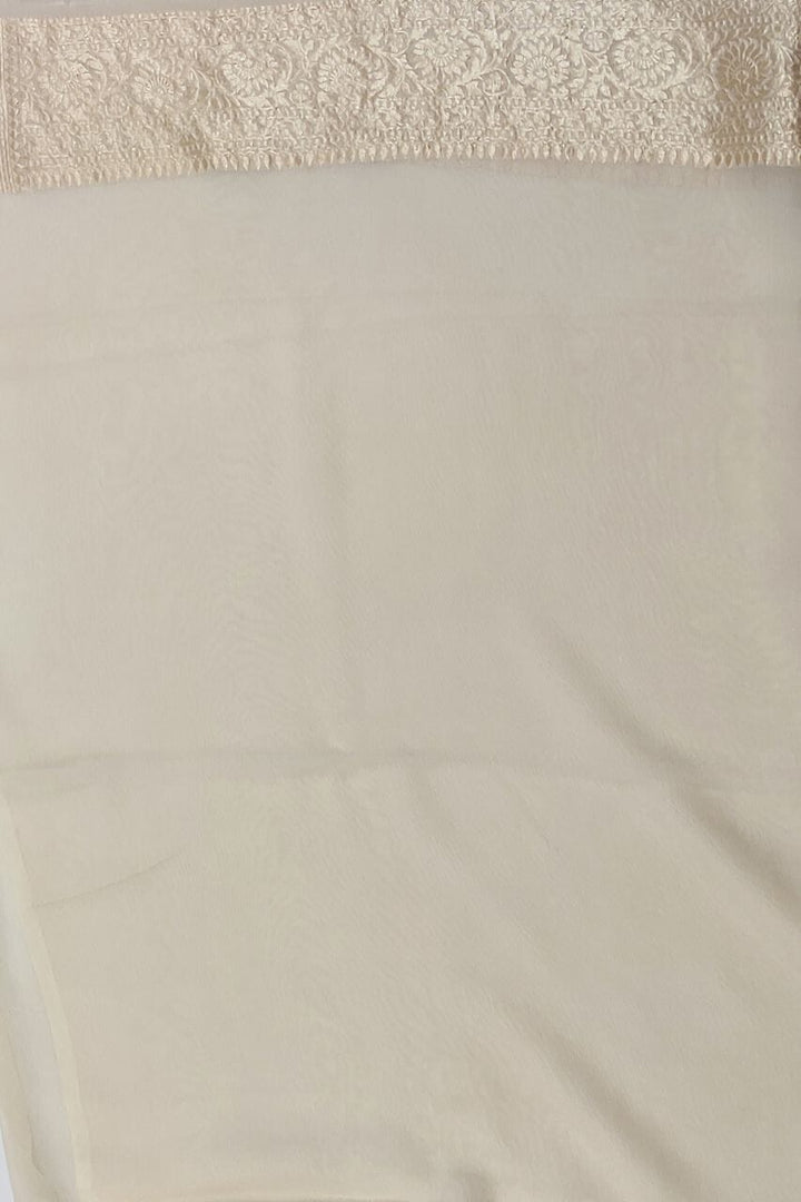 Pure Khaddi Georgette Saree 