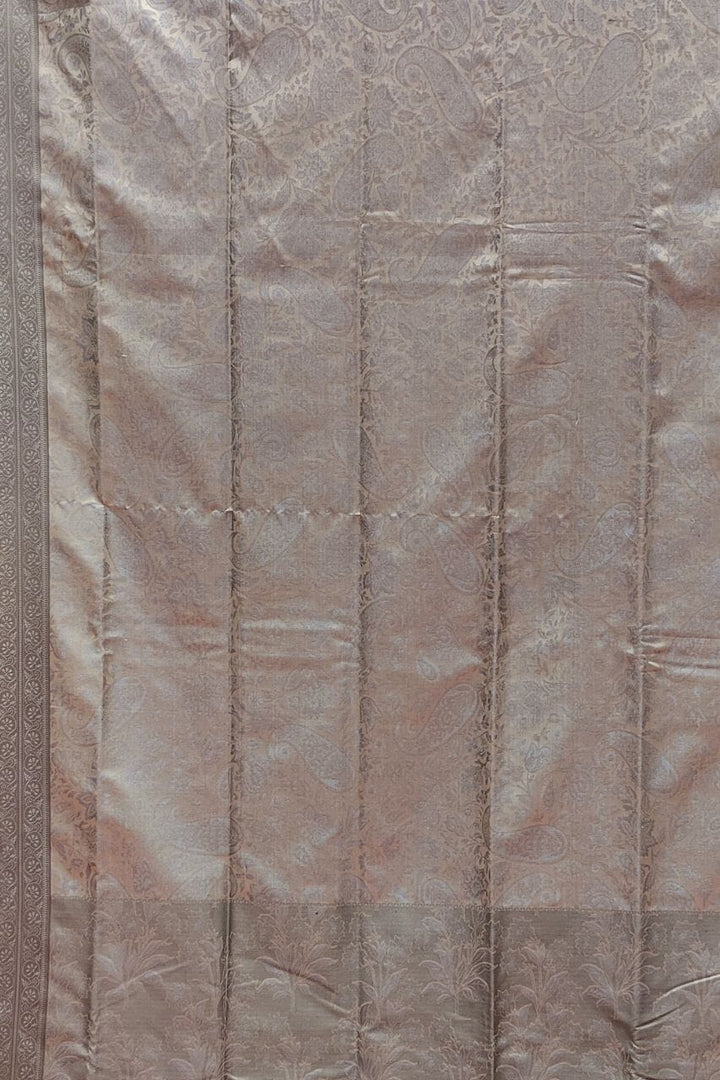 Pure Nano Silk Saree With Self 