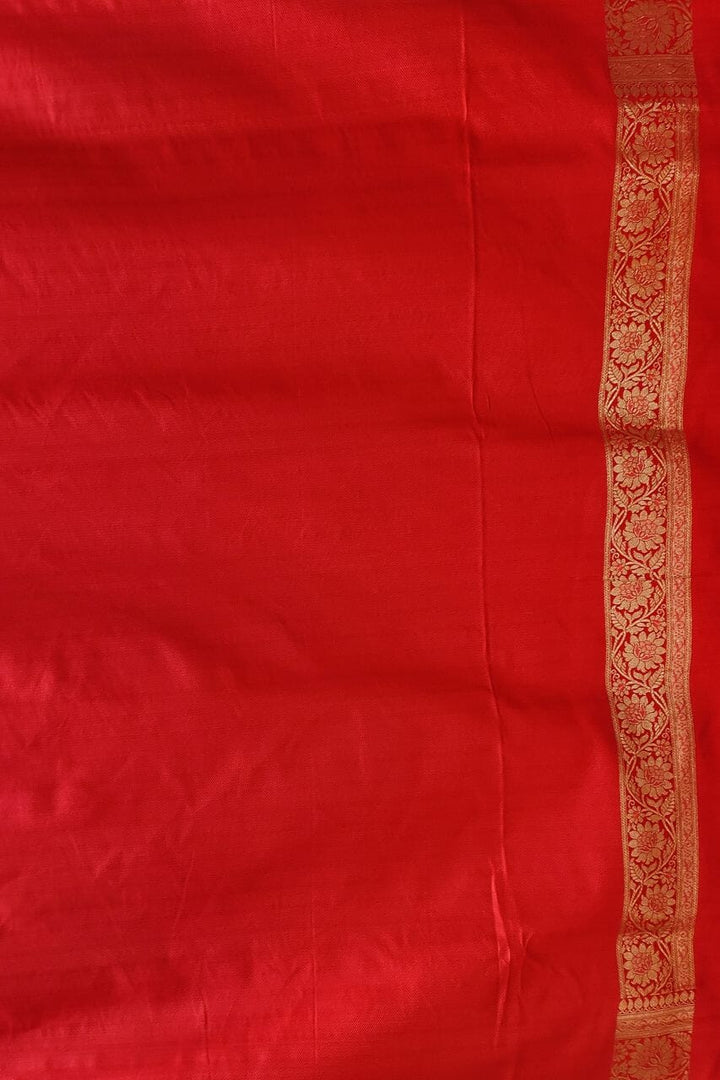 Red Benarasi Silk Saree 