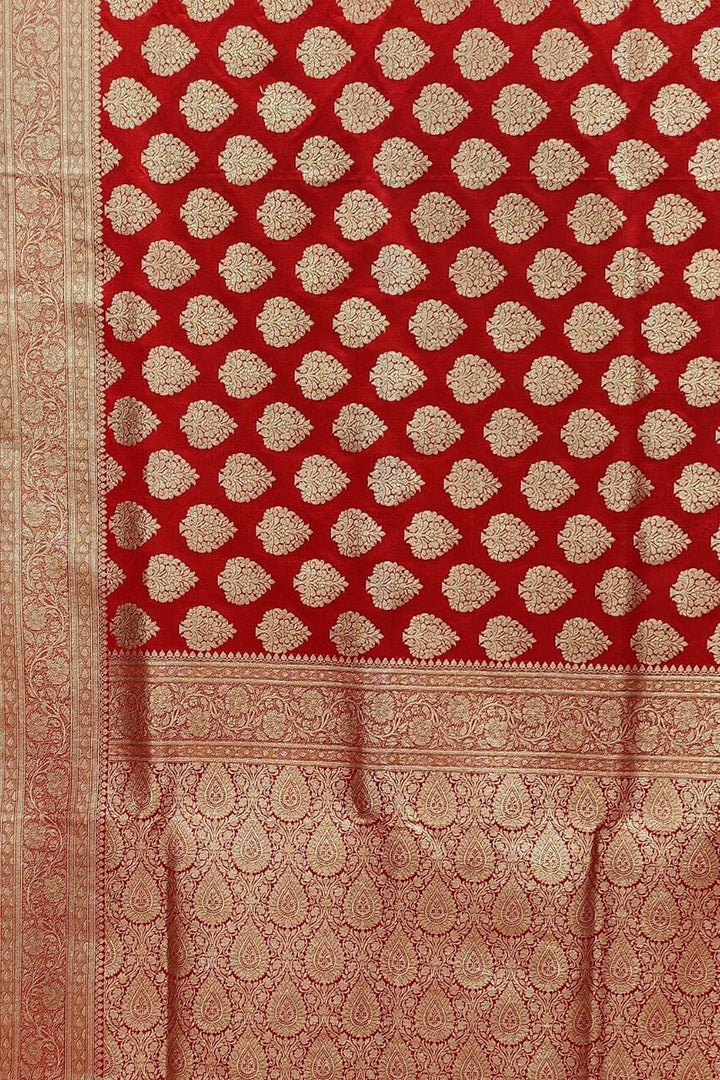 Red Benarasi Silk Saree 
