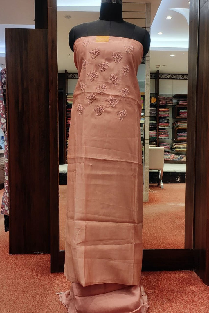 Salwar Suit With Organza Dupatta