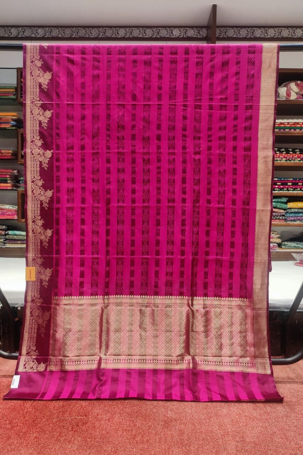 Saree For Bride's Maid In Katan Silk