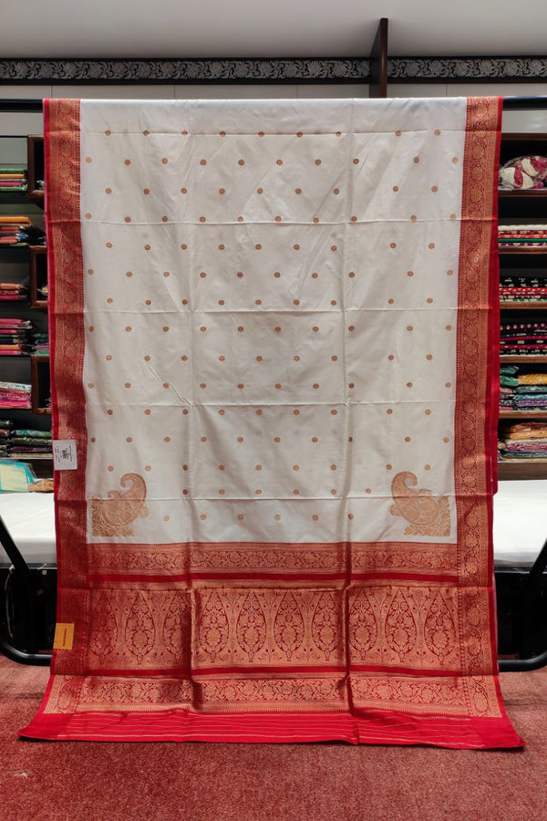 Saree For Bride's Mother In Katan Silk