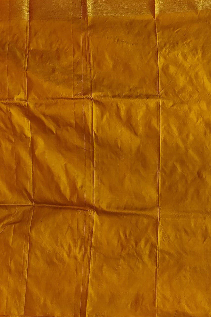 Saree For Haldi In Katan Silk