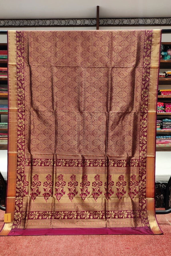 Saree For Sangeet Ceremony In Uppada Silk