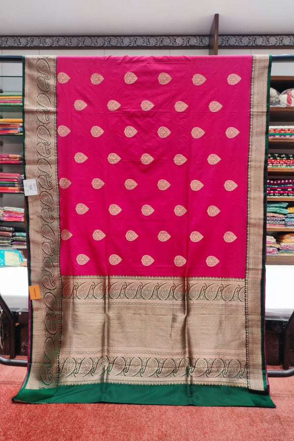 Saree For the Reception Wear In Katan Silk