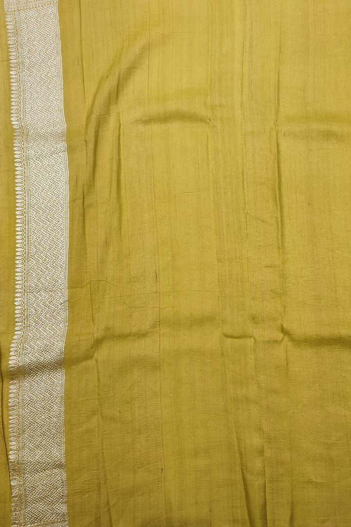 Saree In Muga Tussar Silk