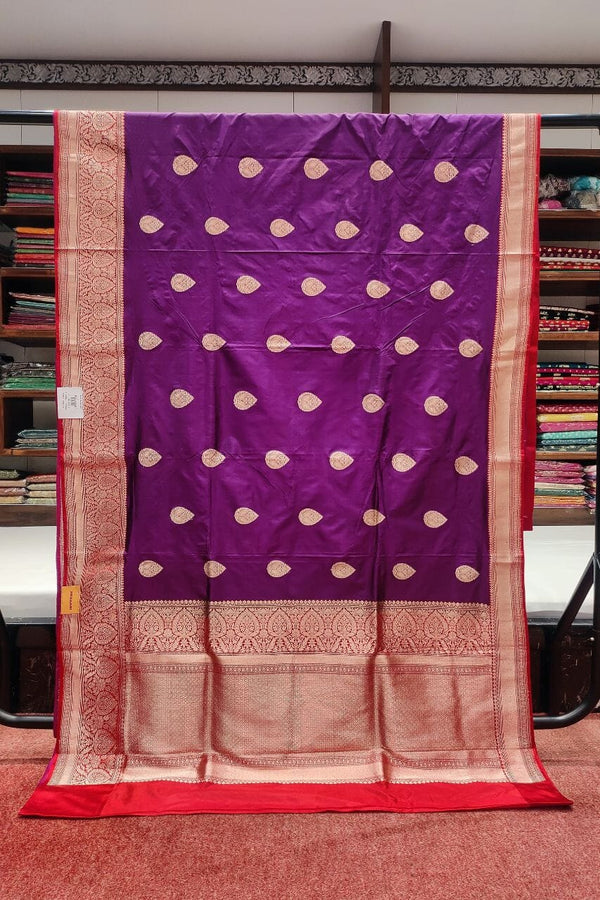 Silk Saree For Reception Look