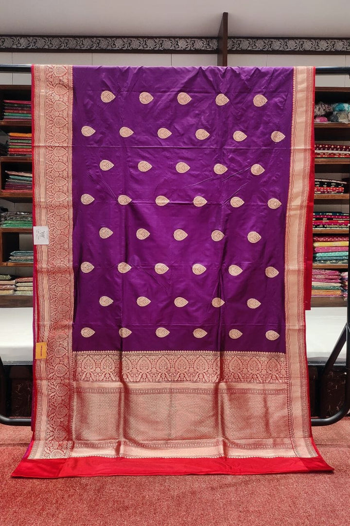 Silk Saree For Reception Look