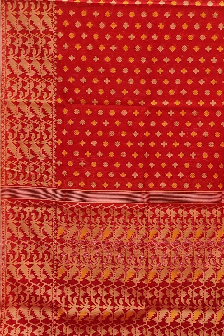 Soft Dhakai Jamdani Saree 