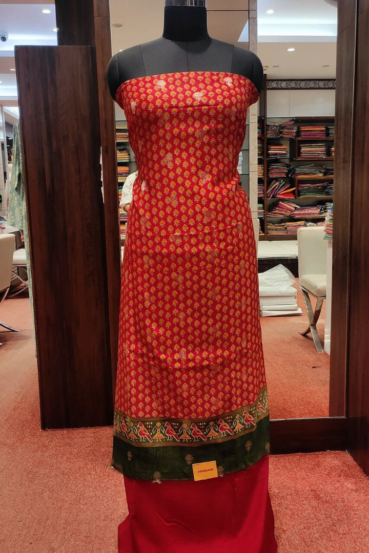 Suit Piece With Printed Dupatta
