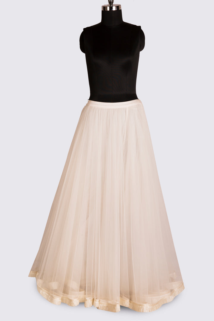Denim Gown In Grey And White Colour - Sundari